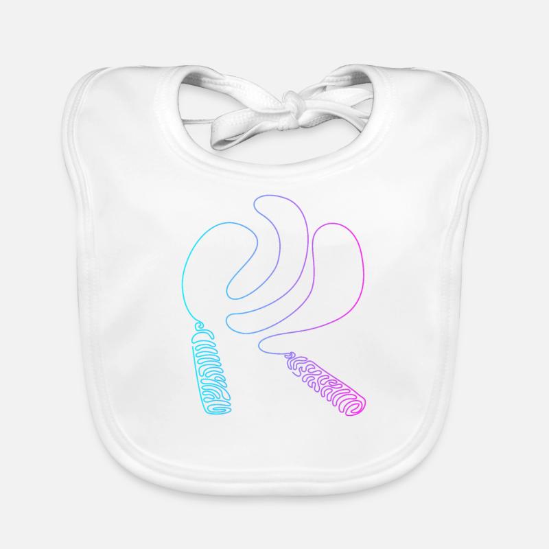 Sprunggeschwindigkeit Springen Professionelles Springseil Baby Bio-Lätzchen