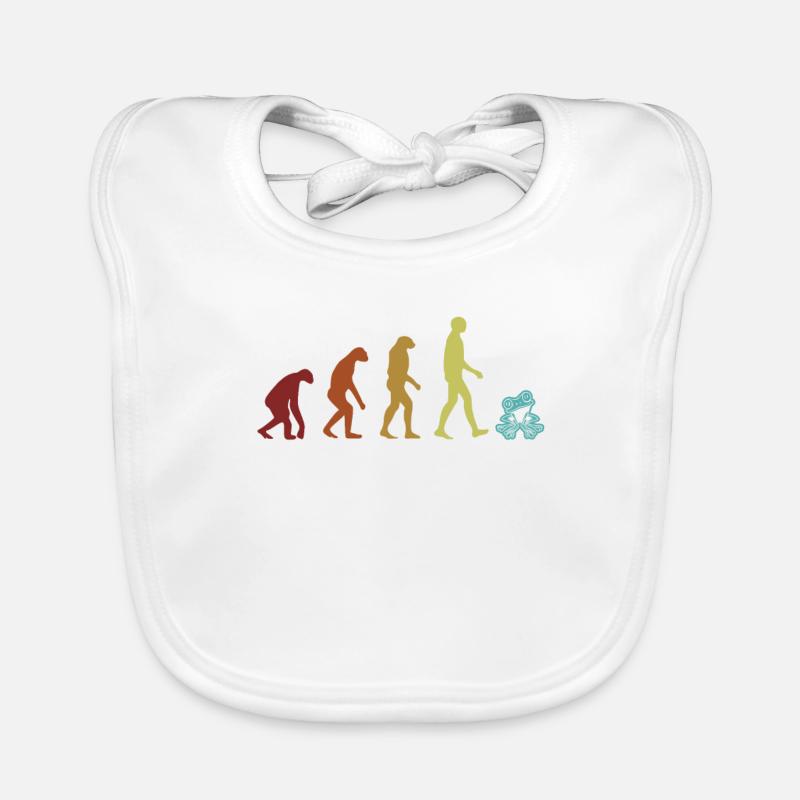 Evolution Pet Costa Rica Lover Red Eyed Tree Frog Organic Baby Bibs