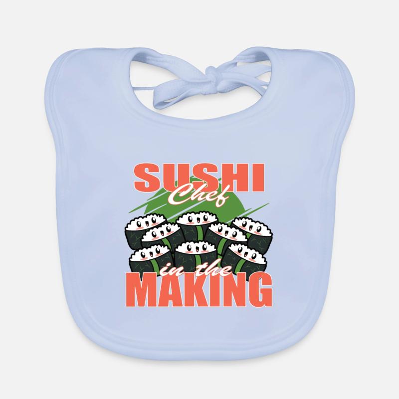 Sushi Chef en devenir Rice whisperer Bavoir bio Bébé