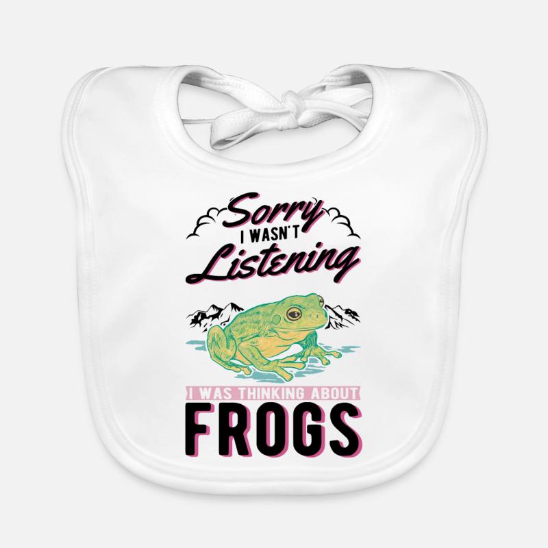 Frosch Geschenk Laubfrosch Baby Bio-Lätzchen