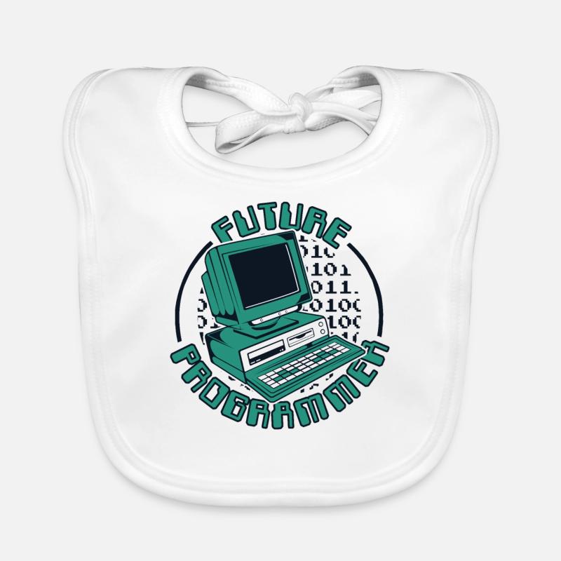 Future Programmer Softwareingenieur Developer Baby Bio-Lätzchen