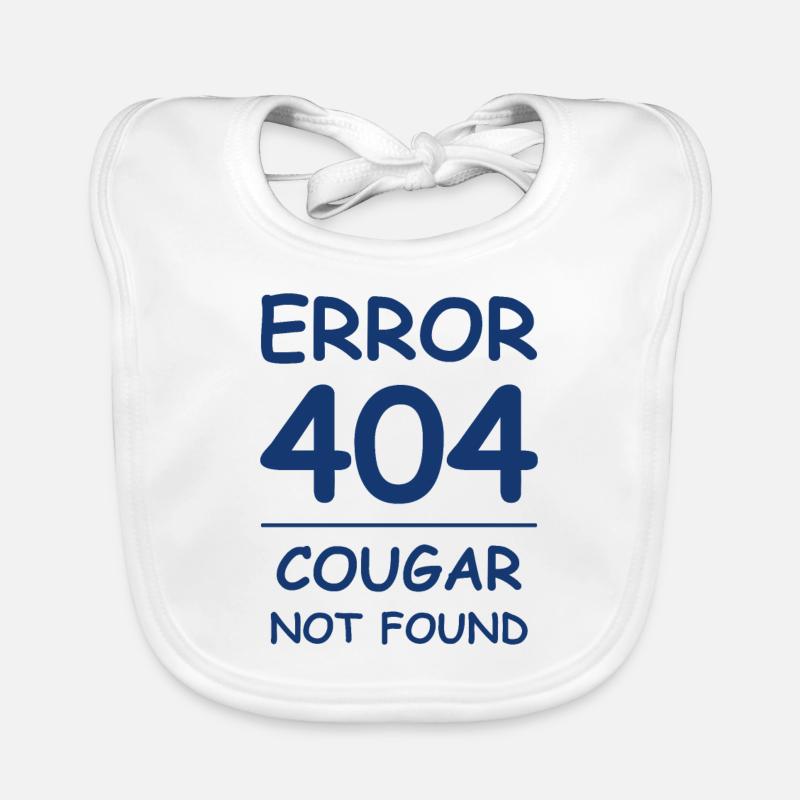 Cougar not found Error 404 Bavoir bio Bébé