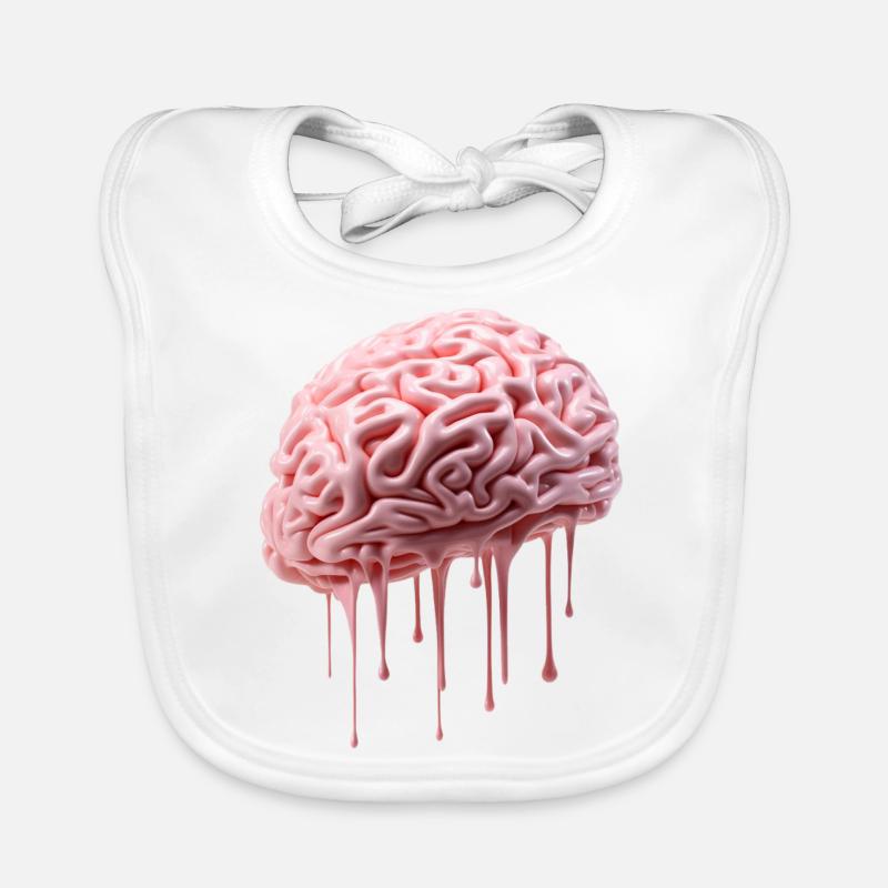 Melting Brain Baby Bio-Lätzchen