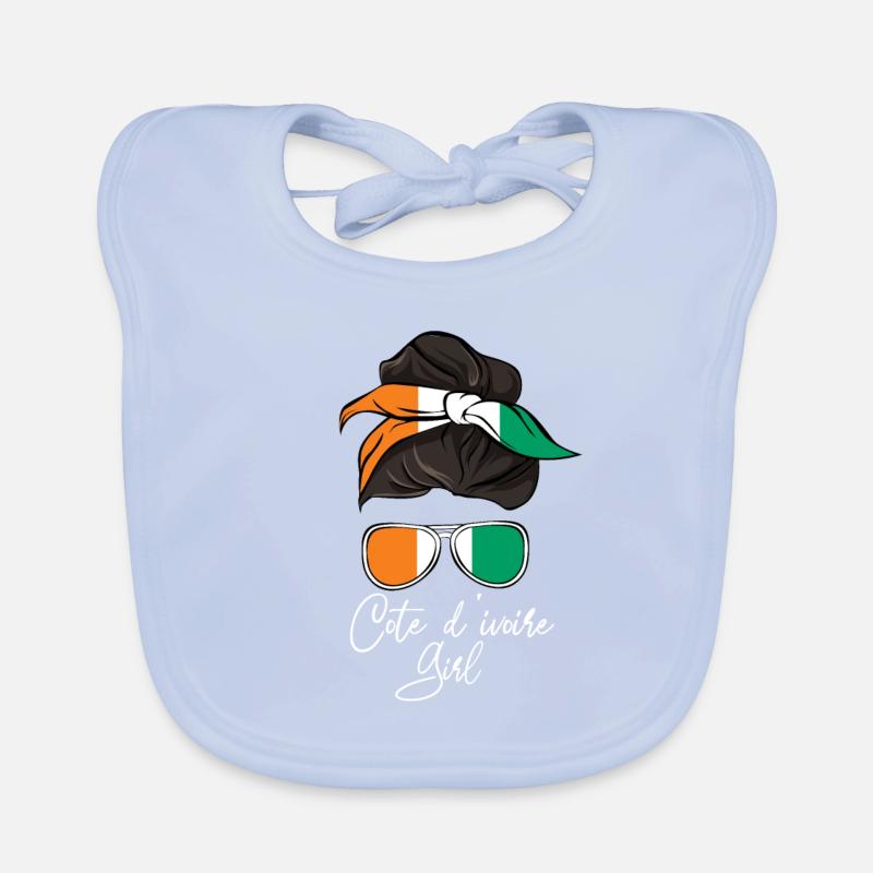 Côte d’Ivoire Bavoir bio Bébé