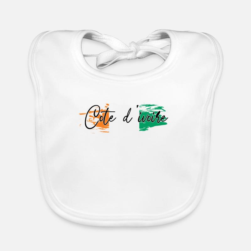 Côte d’Ivoire Bavoir bio Bébé
