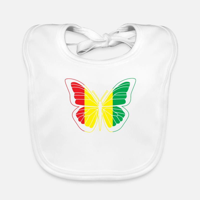 Drapeau de la Guinée Bavoir bio Bébé