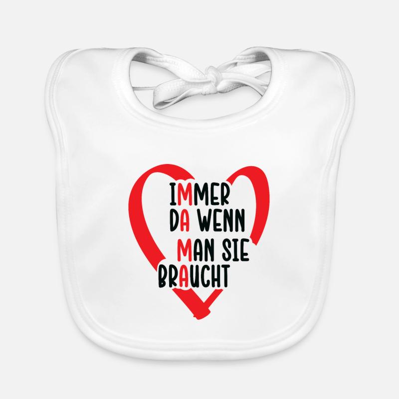 Mutter Spruch Geschenk Mama Muttertag Baby Bio-Lätzchen