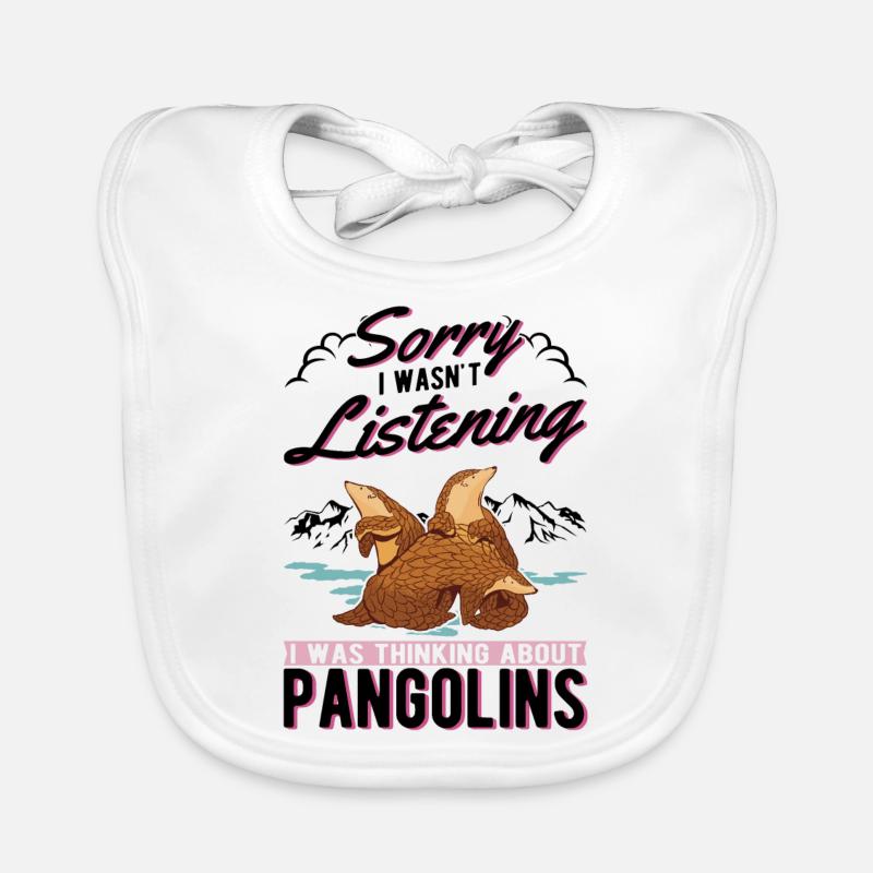 Pangolin Cadeau Pangolin Bavoir bio Bébé