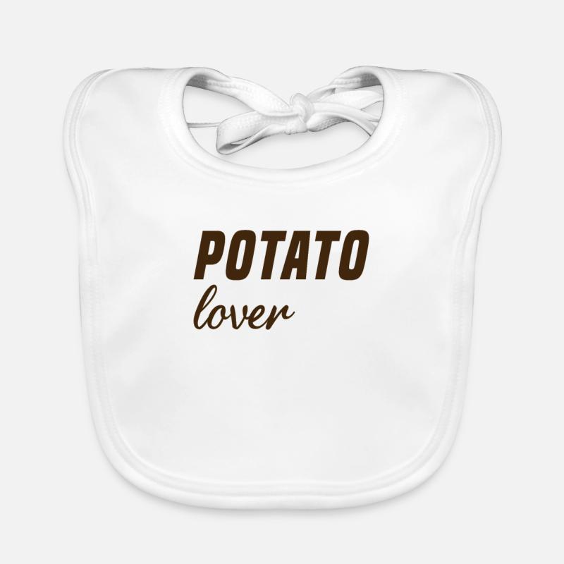 Amateurs de pommes de terre Bavoir bio Bébé