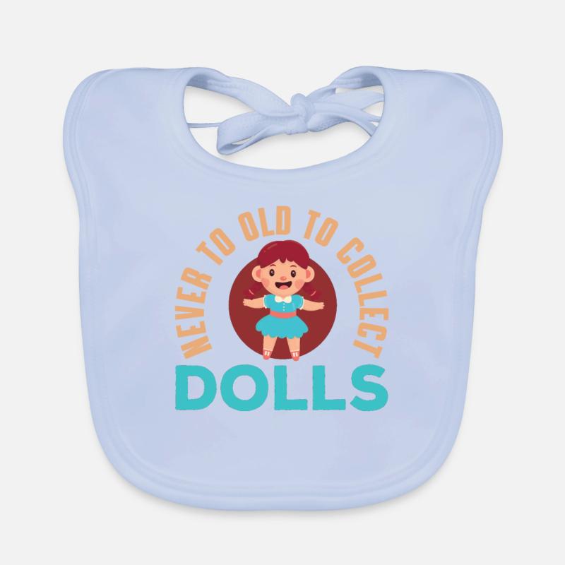Drôle de collectionneur de poupées Bavoir bio Bébé