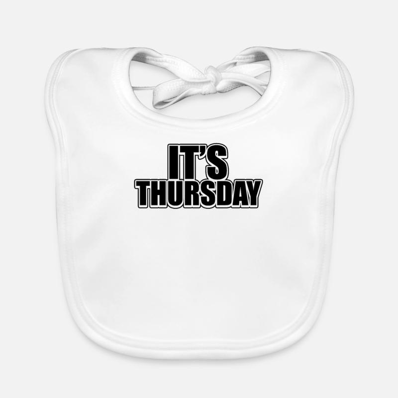 Funny Black Thursday Weekly Prank Day Cool Jokes Organic Baby Bibs