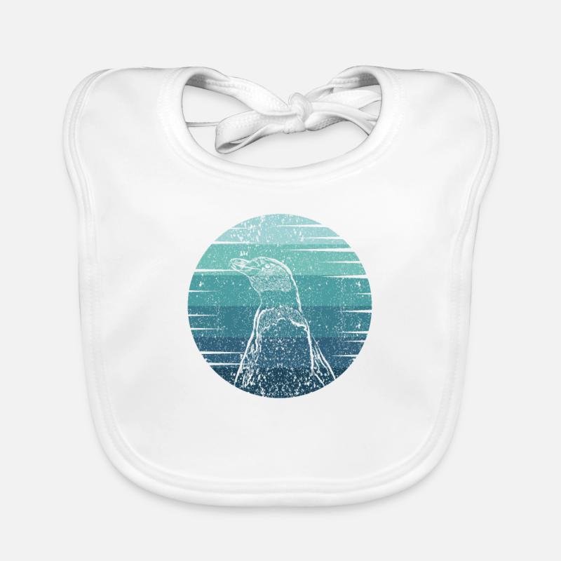 King Penguin Emperor Penguin Seabird Penguin Organic Baby Bibs