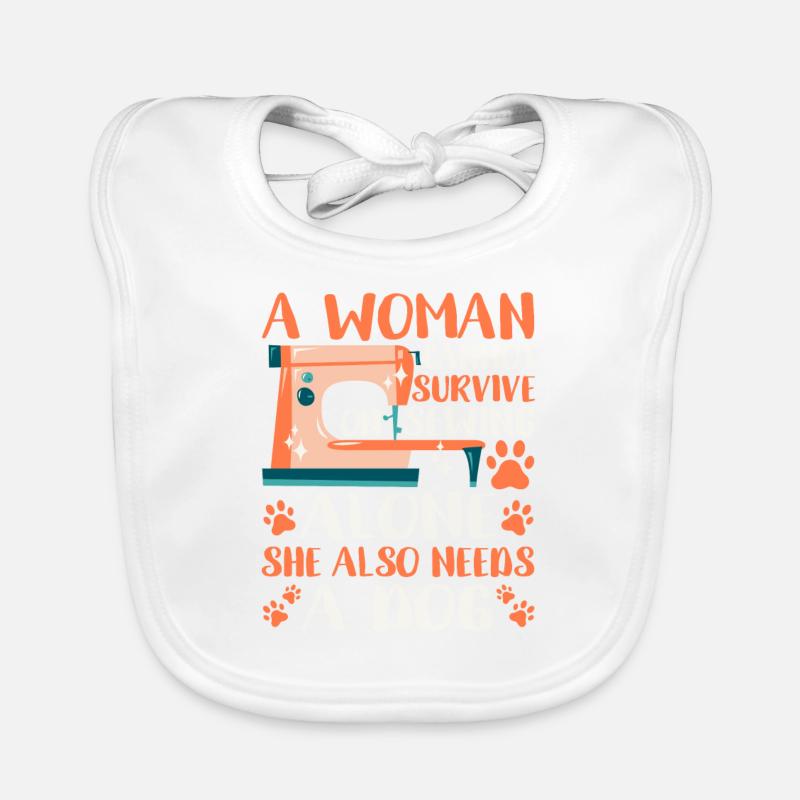 A woman can make a living not only from sewing Organic Baby Bibs
