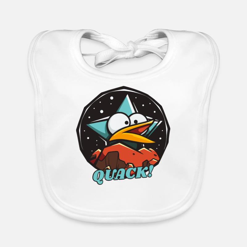 Silly Duck: Quawk! Organic Baby Bibs