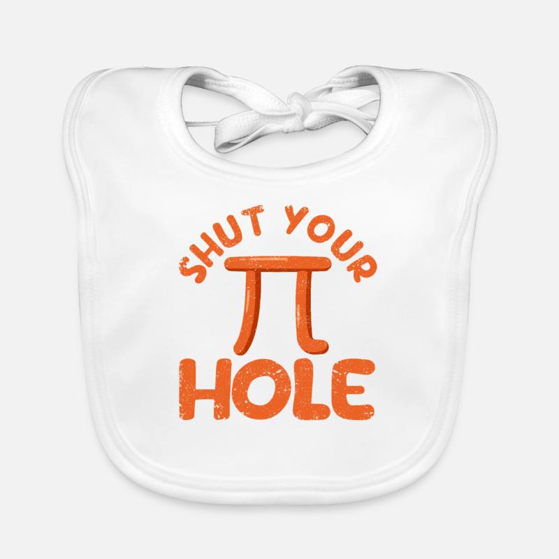 Tais-toi, Pi Day Math 3.14 Science Bavoir bio Bébé