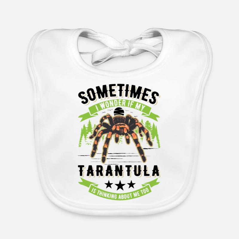 Tarantula Spider Tarantula Organic Baby Bibs