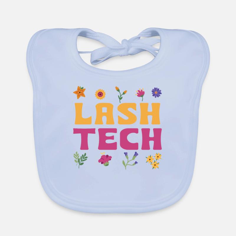 Technicienne en cils Bavoir bio Bébé