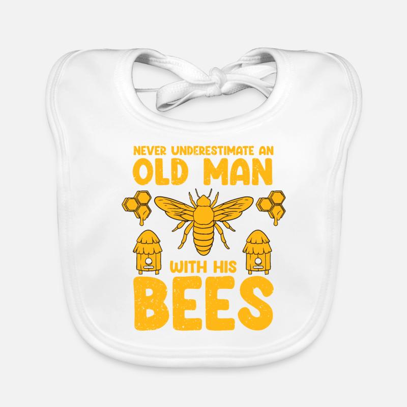 Beekeeper Bees Gift Organic Baby Bibs