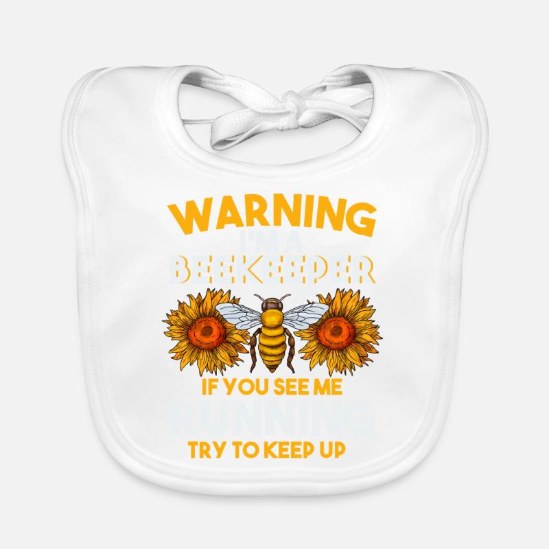 Beekeeper Bee Gift Organic Baby Bibs