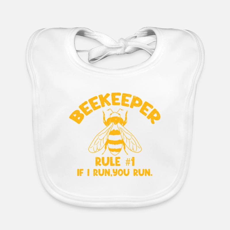 Beekeeper Bee Gift Organic Baby Bibs