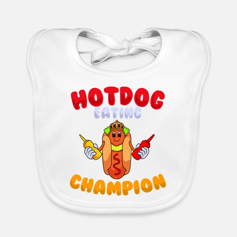 Hot-dog Bavoir bio Bébé