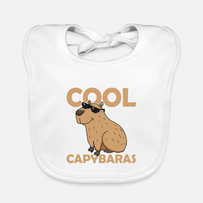 Keep It Cool With Capybaras Capibara Owner Rodent Baby Bio-Lätzchen