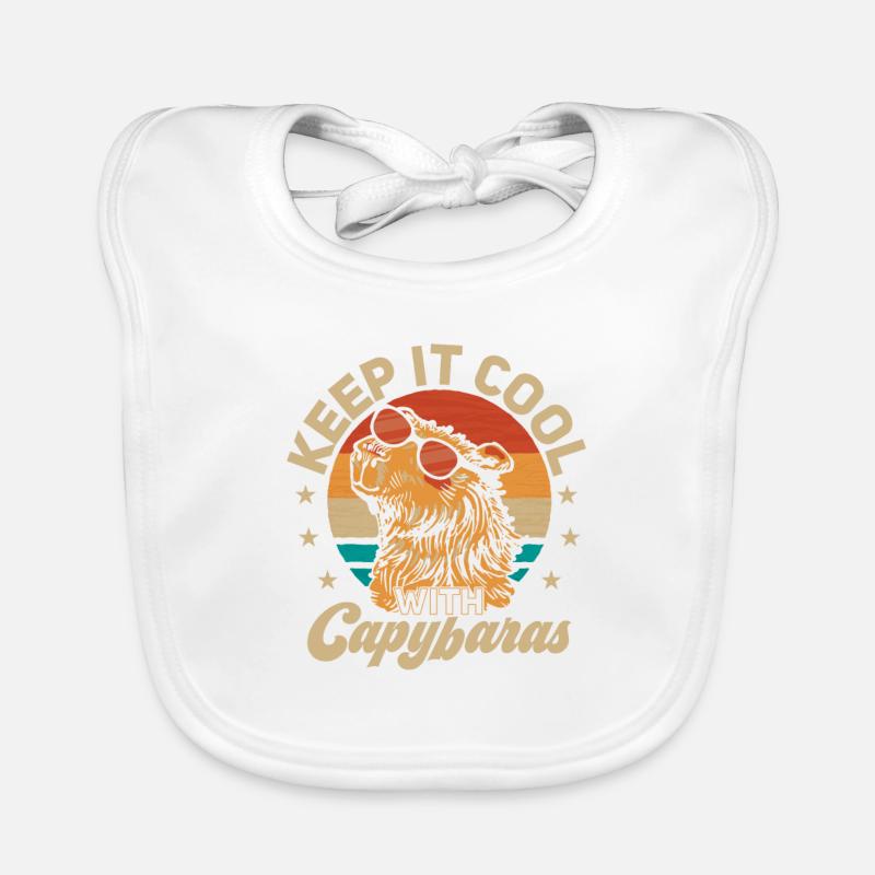 Keep It Cool With Capybaras Capibara Owner Mammal Baby Bio-Lätzchen