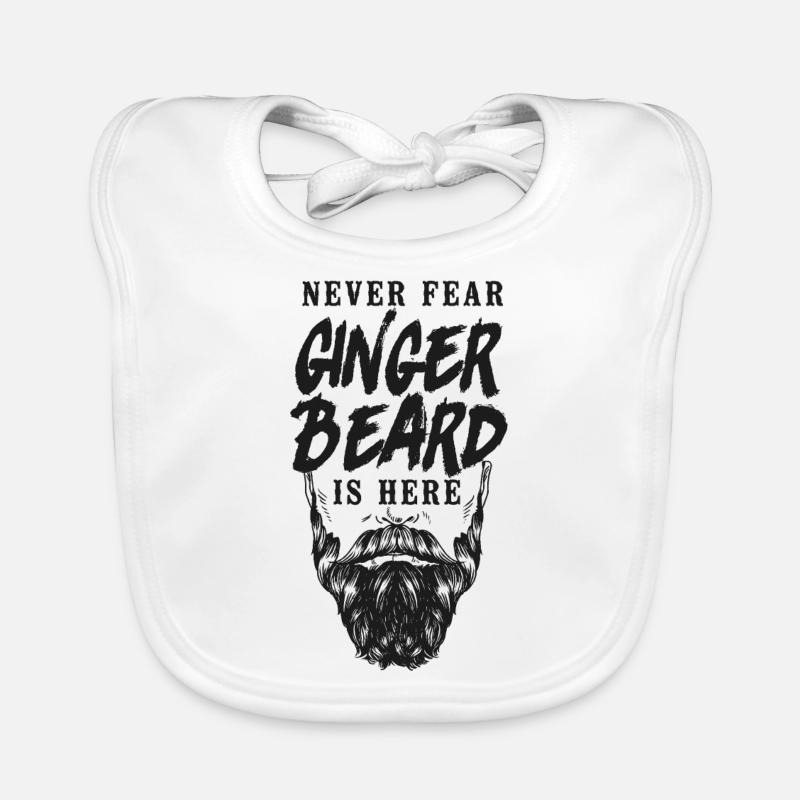 Beard Lover Bearded Man Ginger Baby Bio-Lätzchen
