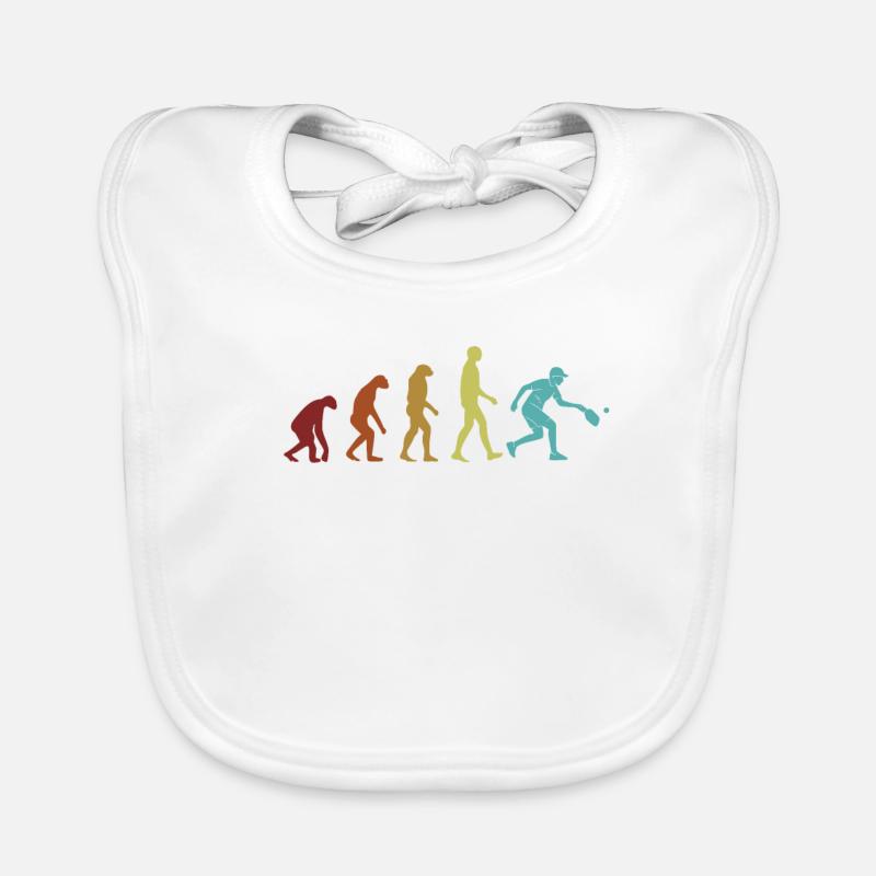 Pickleball Evolution Pickleball Pro Pickleball - Bavoir bio Bébé - blanc