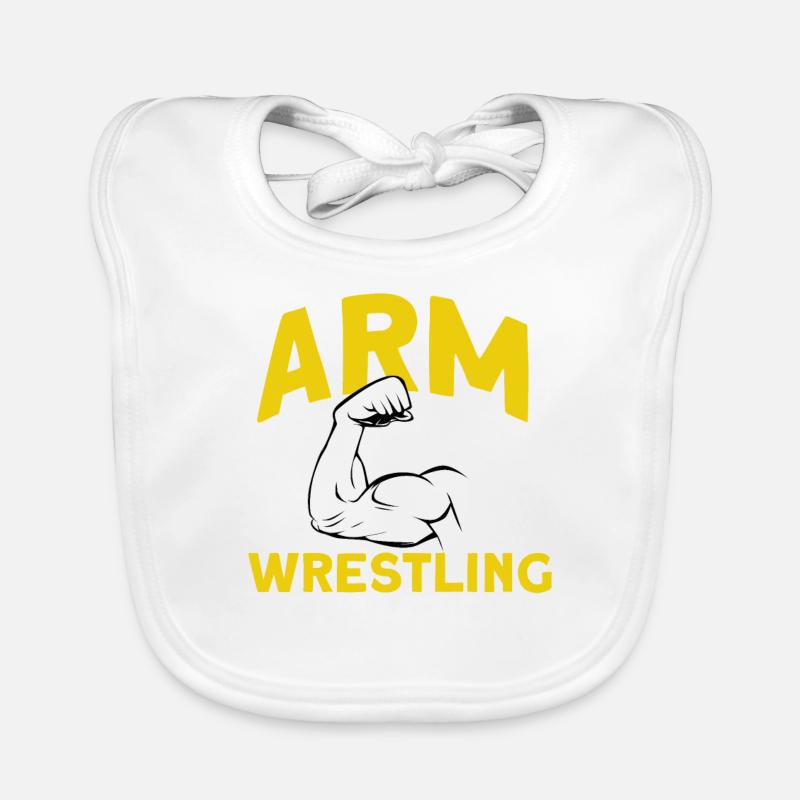 Bras de fer Bavoir bio Bébé