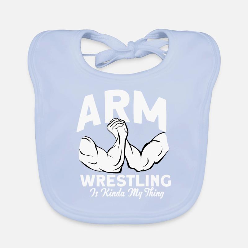 Bras de fer Bavoir bio Bébé