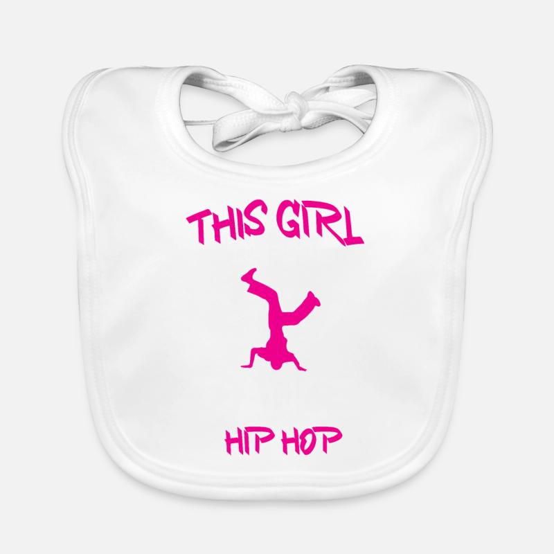 Breakdancing Organic Baby Bibs