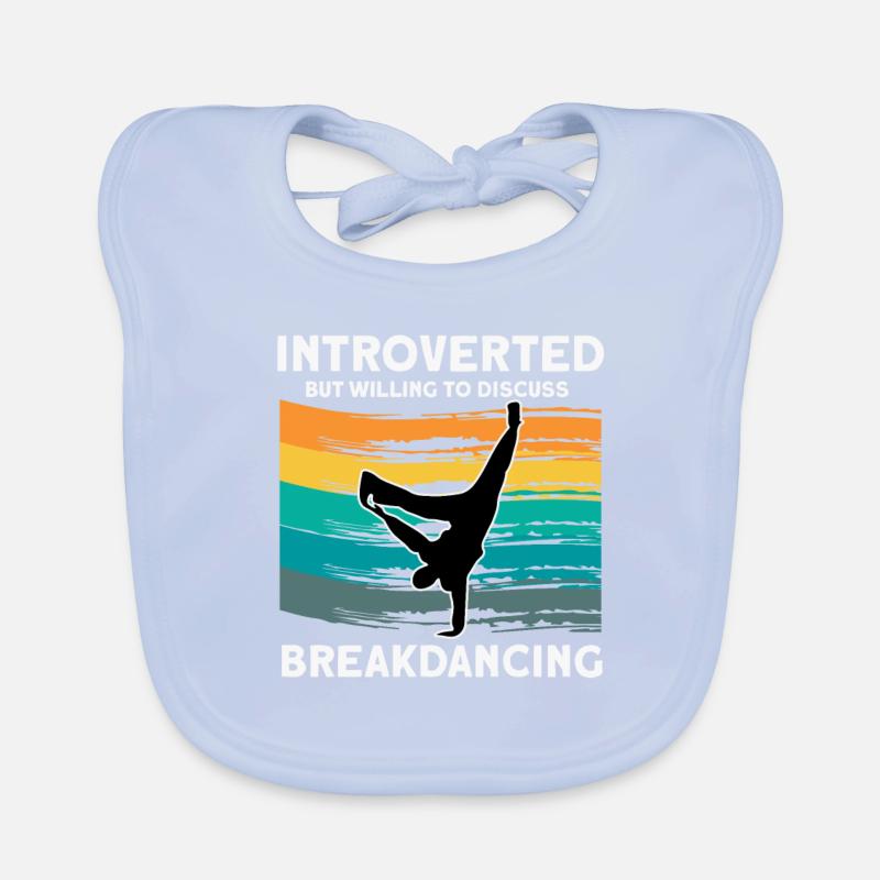 Breakdance Bavoir bio Bébé