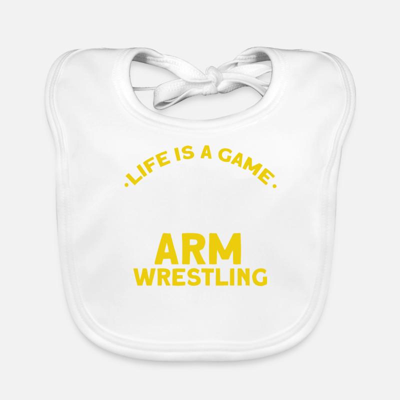 Bras de fer Bavoir bio Bébé