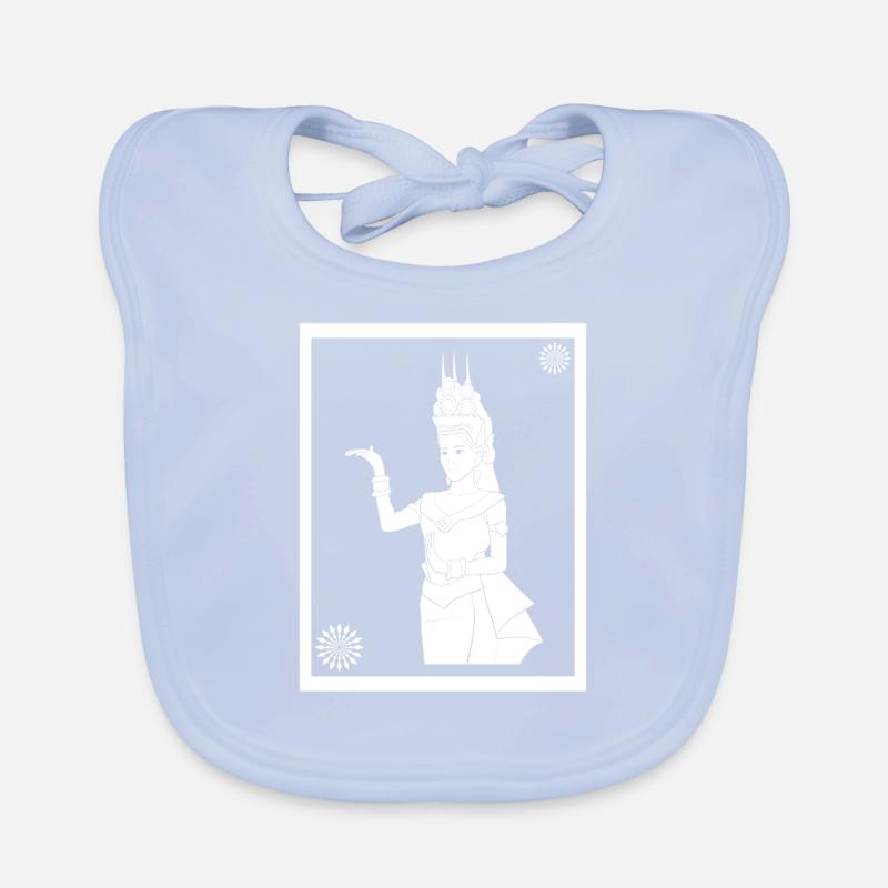 Cambodia Tradition Dance Khmer Apsara I Gift Organic Baby Bibs
