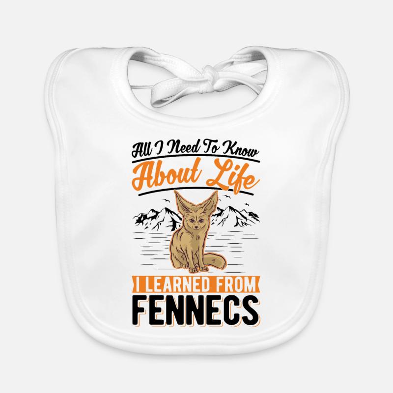 Fennek Gift Desert Fox Organic Baby Bibs