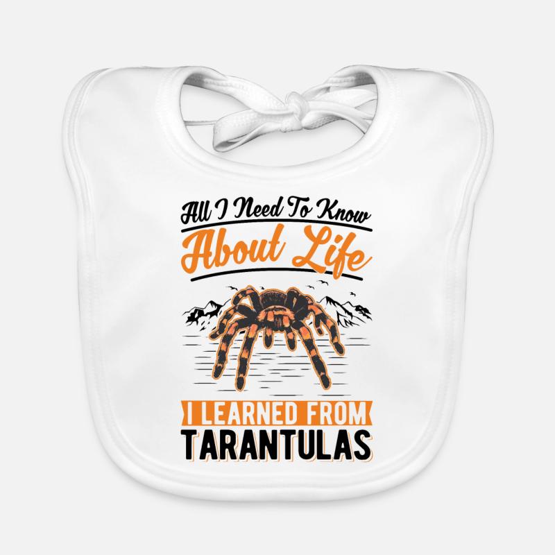 Tarantula Gift Spider Tarantula Organic Baby Bibs