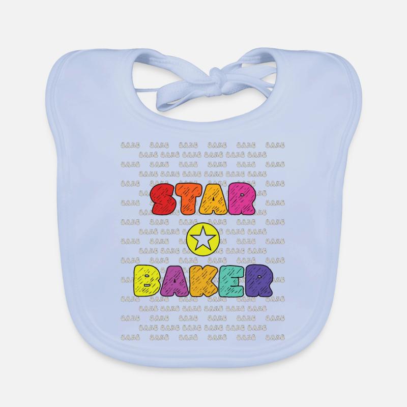 Star Baker Organic Baby Bibs