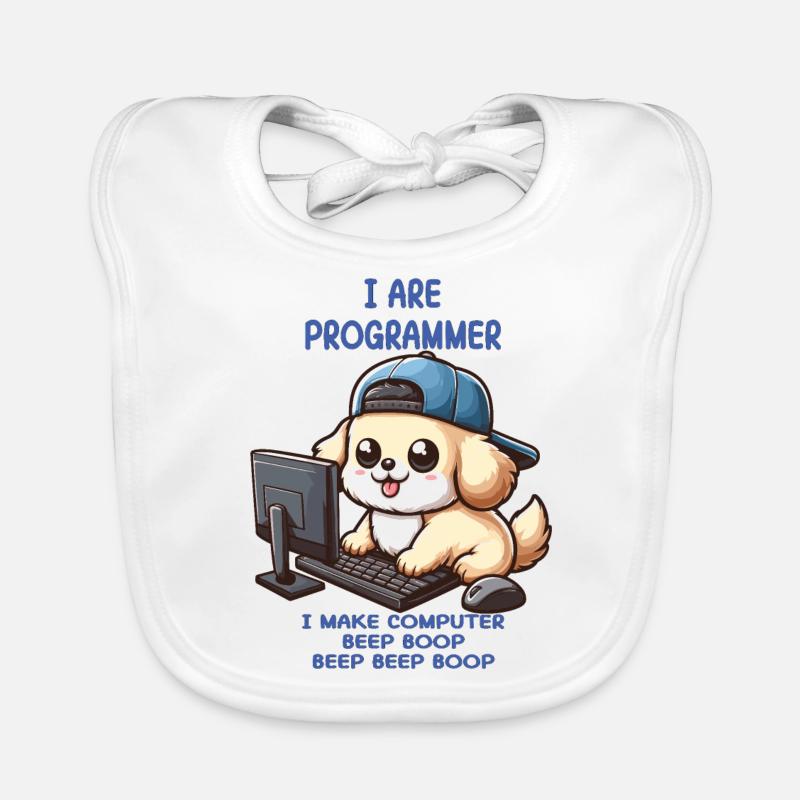 Ich bin Programmierer Baby Bio-Lätzchen