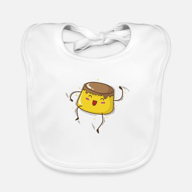 Pudding Runs Dessert Bavoir bio Bébé