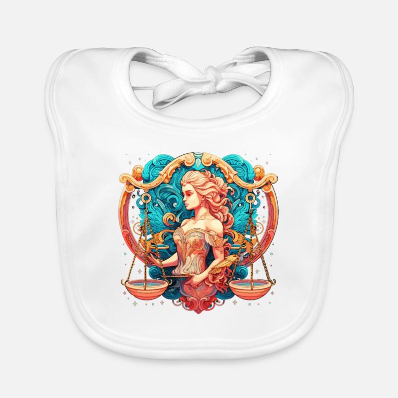 Embrace Your Libra Identity: Libra Pride Organic Baby Bibs