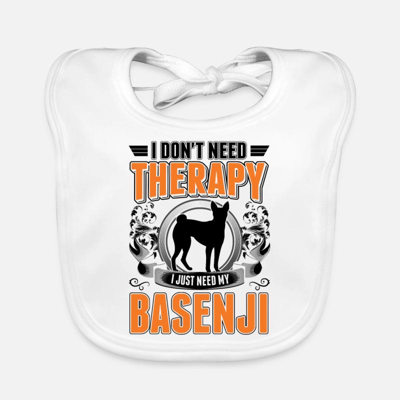 Basenji Therapy Organic Baby Bibs