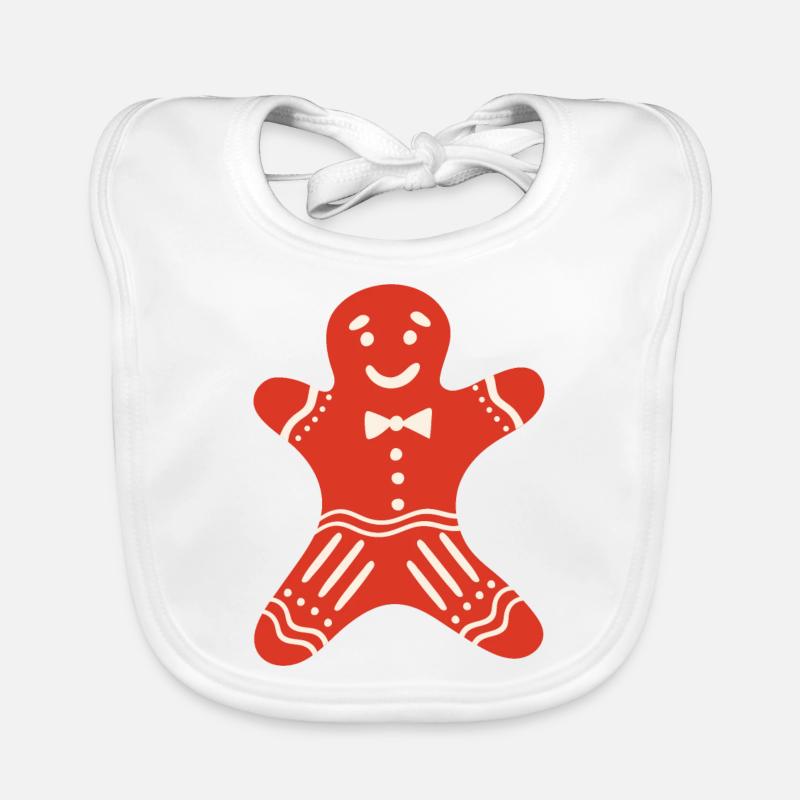 Lebkuchenmann Baby Bio-Lätzchen