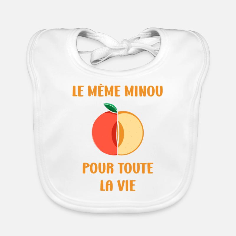 EVG Le Même Minou pour toute la vie Bavoir bio Bébé