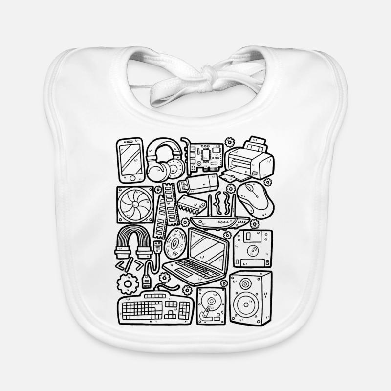 Ordinateur Bavoir bio Bébé