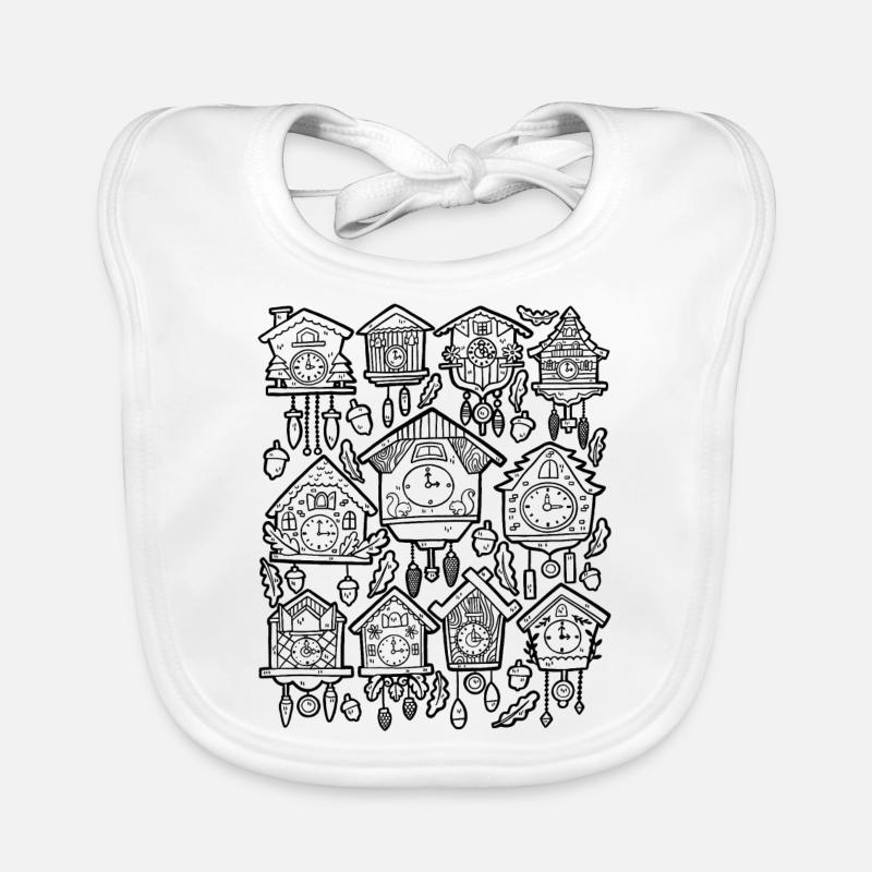 Cuckoo Clocks Organic Baby Bibs