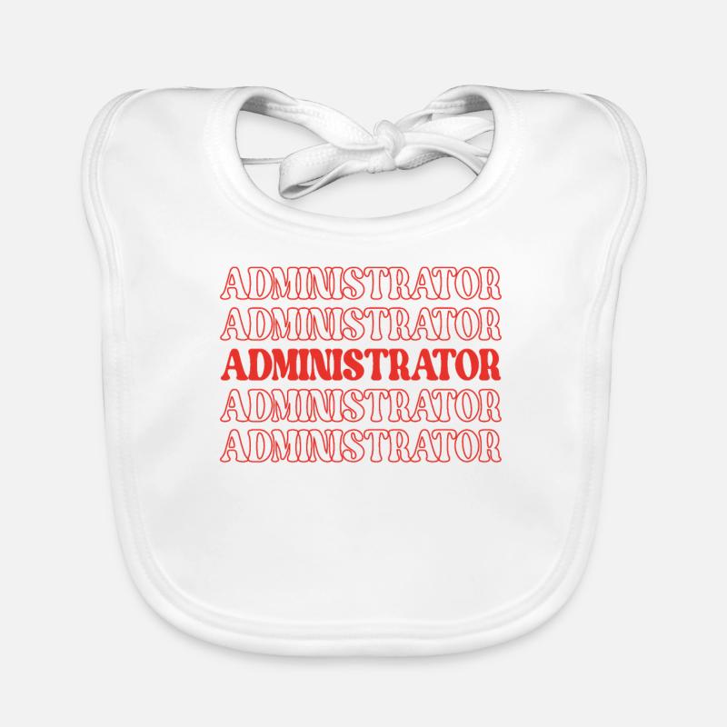 Administrativer Administrator Admin Administrative Wertschätzung Baby Bio-Lätzchen