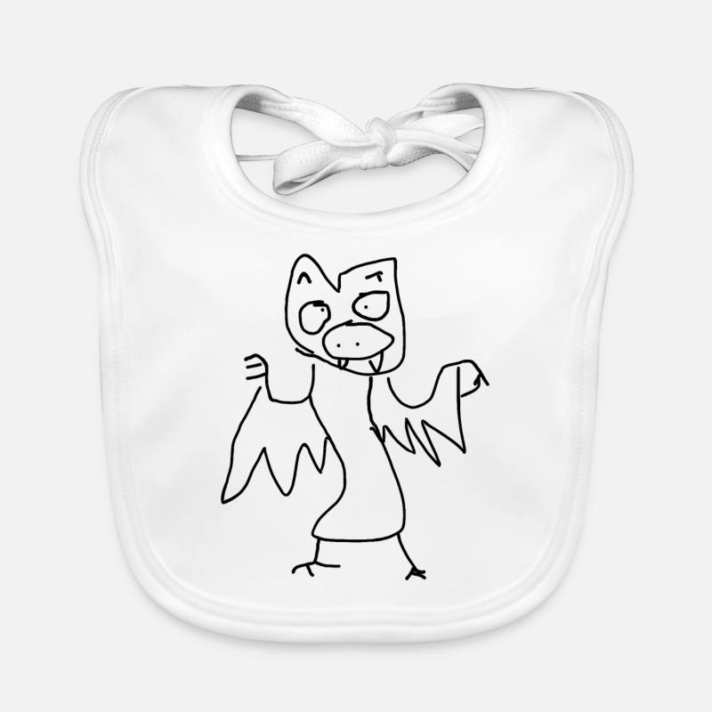 Fledermaus Baby Bio-Lätzchen