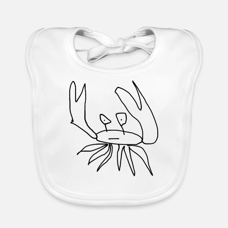 Krebstiere Baby Bio-Lätzchen