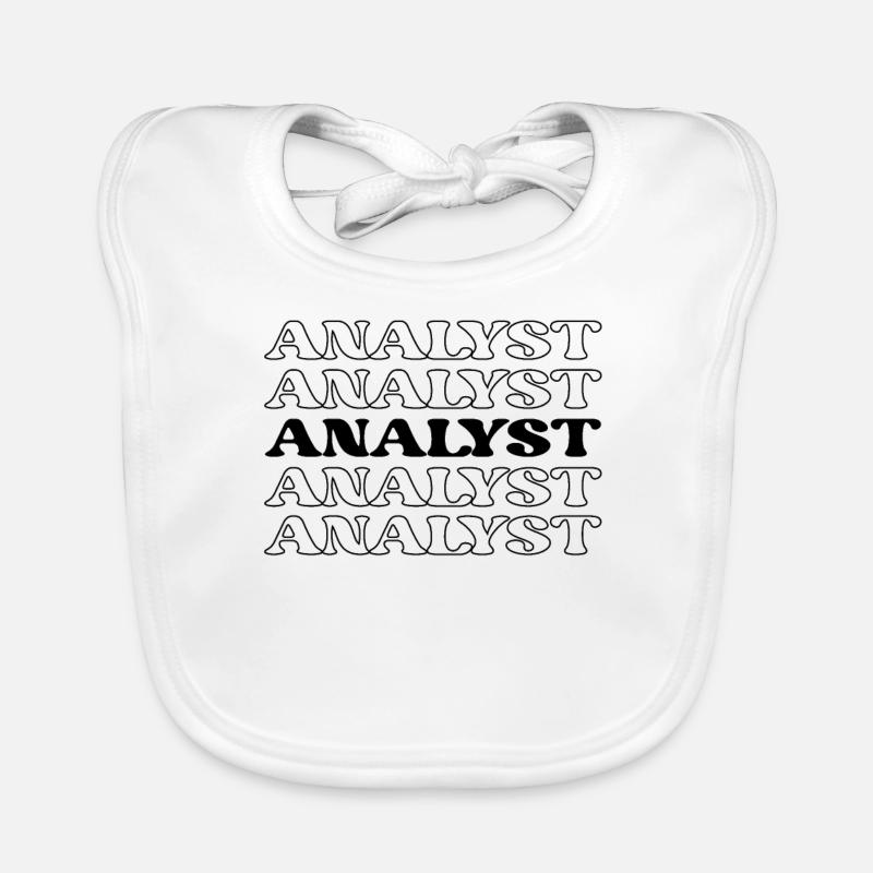 Analyst Accountant Data Scientist Spreadsheet Organic Baby Bibs